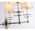 Подвесная люстра с абажурами и хрусталем Ambrella Light LH71001