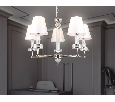 Подвесная люстра с абажурами и хрусталем Ambrella Light LH71001