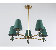Люстра на штанге с абажурами и мрамором Ambrella Light LH75051