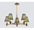 Люстра на штанге с абажурами и мрамором Ambrella Light LH75051