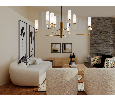 Люстра на штанге с мрамором Ambrella Light LH53252