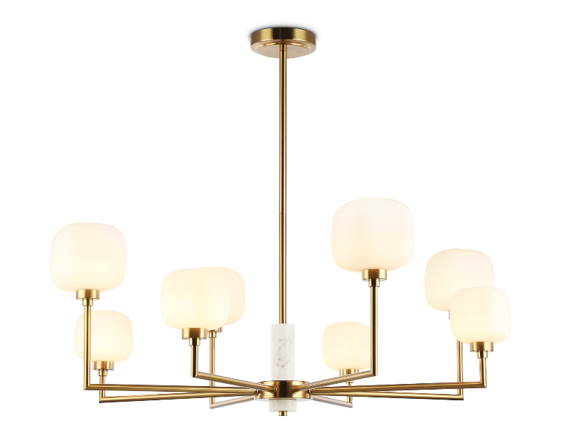 Люстра на штанге с мрамором Ambrella Light LH53017