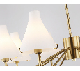Люстра со стеклянными плафонами на штанге Ambrella Light LH57135