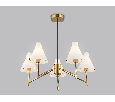 Люстра со стеклянными плафонами на штанге Ambrella Light LH57133