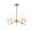 Люстра со стеклянными плафонами на штанге Ambrella Light LH57133