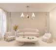 Люстра со стеклянными плафонами на штанге Ambrella Light LH57131