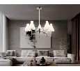 Люстра со стеклянными плафонами на штанге Ambrella Light LH57123