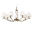 Подвесная люстра со стеклянными плафонами Ambrella Light LH57093