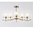 Люстра со стеклянными плафонами на штанге Ambrella Light LH57008