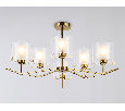 Люстра со стеклянными плафонами на штанге Ambrella Light LH57008