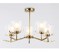 Люстра со стеклянными плафонами на штанге Ambrella Light LH57007