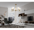 Люстра со стеклянными плафонами на штанге Ambrella Light LH57007