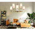 Люстра со стеклянными плафонами на штанге Ambrella Light LH56217