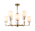 Люстра со стеклянными плафонами на штанге Ambrella Light LH56217