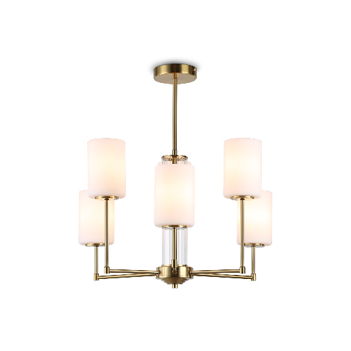 Люстра со стеклянными плафонами на штанге Ambrella Light LH56215
