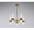 Люстра со стеклянными плафонами на штанге Ambrella Light LH55358