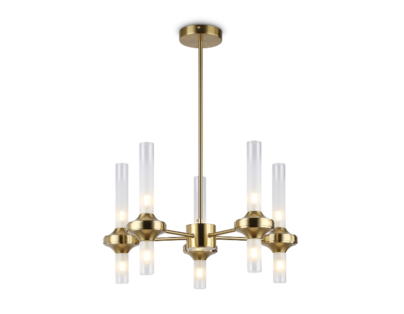 Люстра со стеклянными плафонами на штанге Ambrella Light LH55358