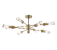 Люстра со стеклянными плафонами на штанге Ambrella Light LH55162