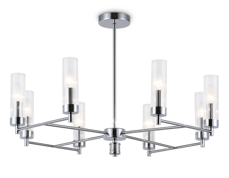 Люстра со стеклянными плафонами на штанге Ambrella Light LH55152