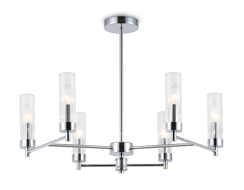Люстра со стеклянными плафонами на штанге Ambrella Light LH55151