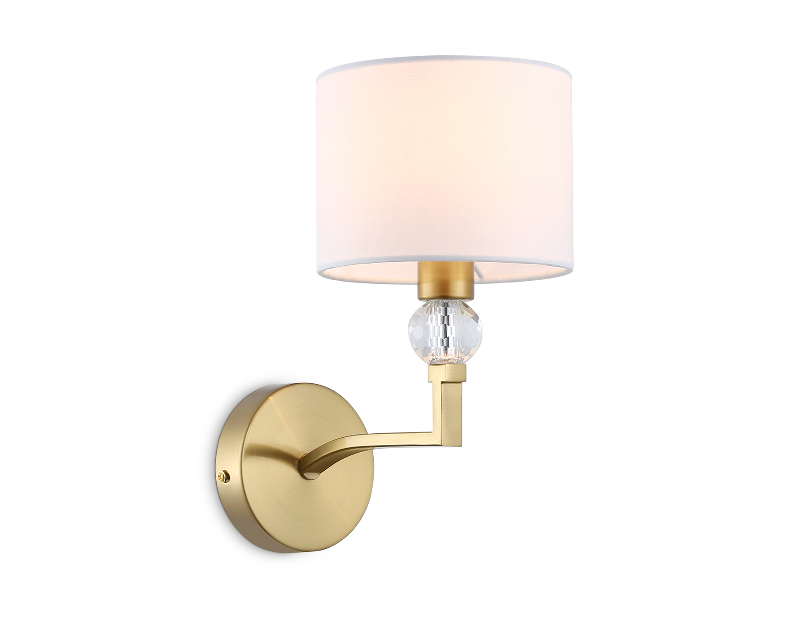 Настенный светильник с абажуром и хрусталем Ambrella Light LH71135