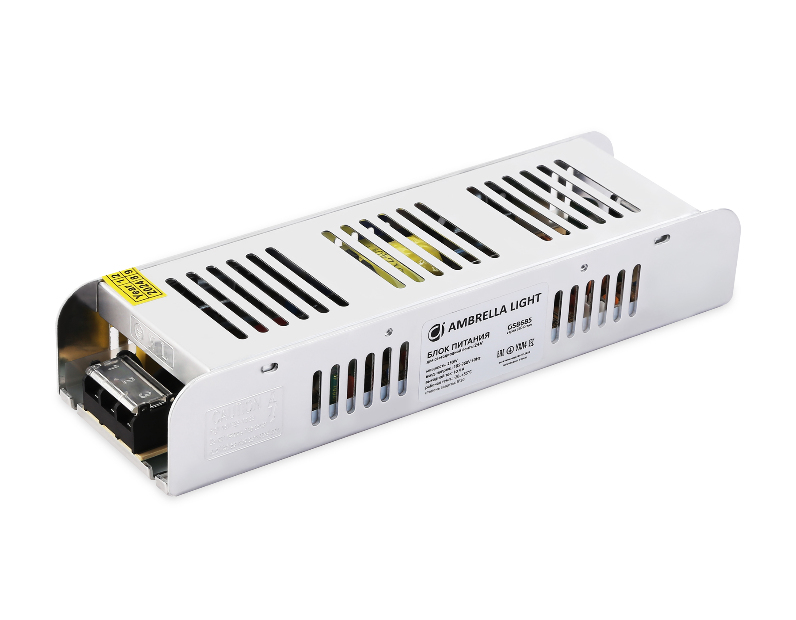 Блок питания с EMC для светодиодной ленты 24V 250W 10,4A IP20 185-260V 223*67*40 GS8685 Ambrella Light GS8685