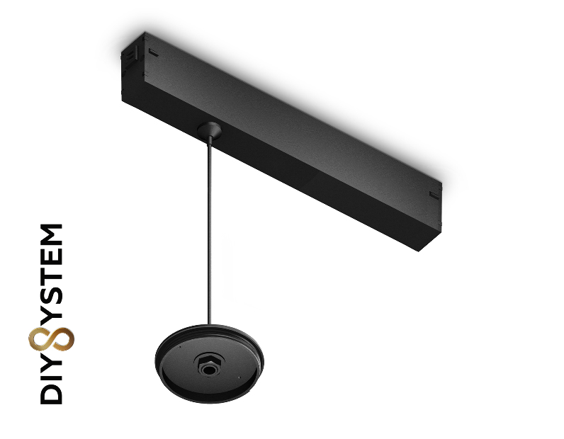 Крепеж трековый подвесной для корпуса DIY D70mm Magnetic 220V Ambrella Light A2655