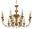 Подвесная люстра Arte Lamp Collinetta A4094LM-12PB