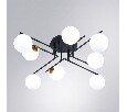 Потолочная люстра Arte Lamp Gemini A2243PL-8BK