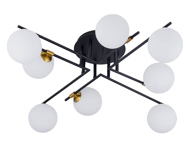 Потолочная люстра Arte Lamp Gemini A2243PL-8BK