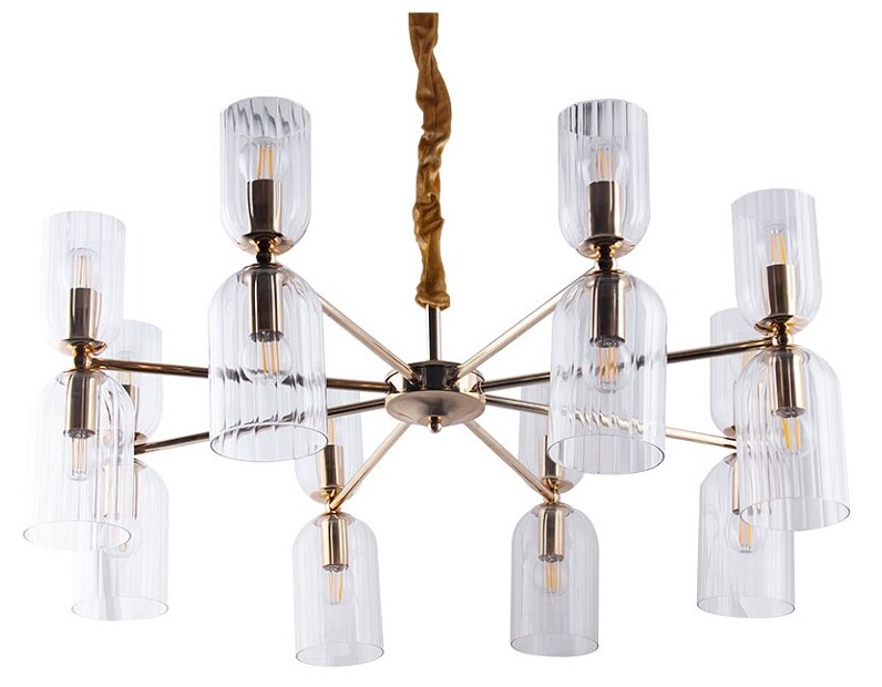 Подвесная люстра Arte Lamp Charm A1623LM-16GO