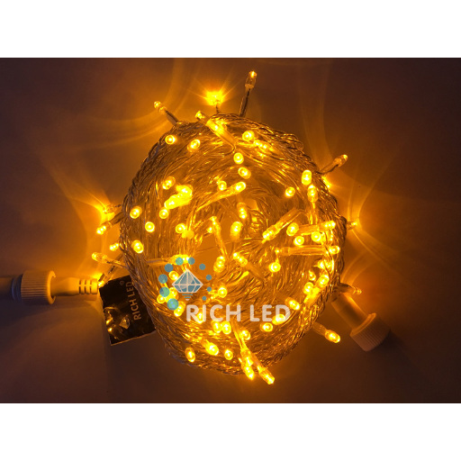 Светодиодная гирлянда Rich 1000 LED 10 м, желтый RL-S10C-220V-T/Y