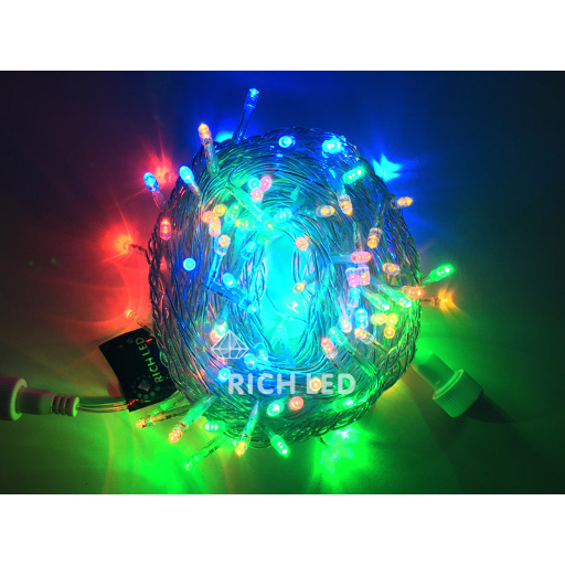 Светодиодная гирлянда Rich 1000 LED 10 м, мульти RL-S10C-220V-T/M