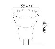 Лампа светодиодная Feron LB-271 MR11 G5.3 3W 2700K 25551