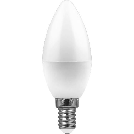 Лампа светодиодная Feron LB-72 Свеча E14 5W 4000K 25401