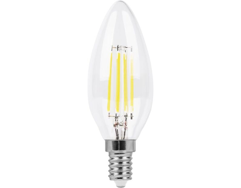 Лампа светодиодная диммируемая Feron LB-68 Свеча E14 5W 4000K 25652