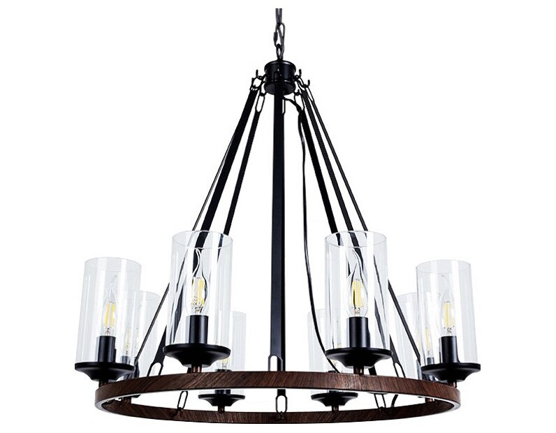 Подвесная люстра Arte Lamp Dalim A7014SP-8BK