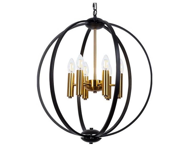 Подвесная люстра Arte Lamp Castula A7013SP-6BK