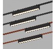 Накладной светильник Denkirs BELTY LINEAR DK5575-BK