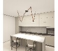 Накладной светильник Denkirs BELTY FLOW DK5565-WH+BK