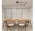 Накладной светильник Denkirs BELTY FLOW DK5565-WH+BK