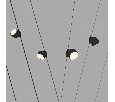 Накладной светильник Denkirs BELTY SPOT DK5543-BK