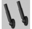 Крепление для струнного светильника Denkirs FLEX DK7511-BK