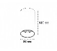 Накладной светильник Italline IT02 IT02-019 white 4000K