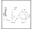 Настольная лампа декоративная Odeon Light Saturn 5443/1T