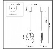 Подвесной светильник Odeon Light Mercury 5422/17L
