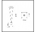 Наземный низкий светильник Odeon Light Bearitz 6655/12GL