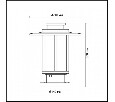 Наземный низкий светильник Odeon Light Mito 4047/1B