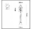 Наземный низкий светильник Odeon Light Sation 4045/3F