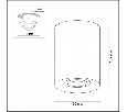 Накладной светильник Odeon Light Tuborino 3569/1C
